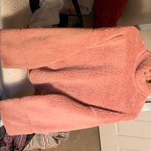 A pink fleece